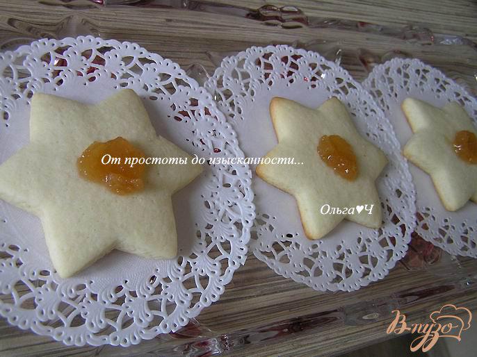Фото приготовление рецепта: Имбирно-лимонное печенье «Ёлочки» шаг №7