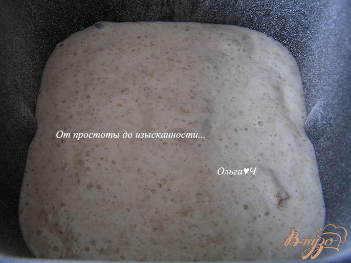 Фото приготовление рецепта: Сырный хлеб с пшеничными отрубями шаг №3