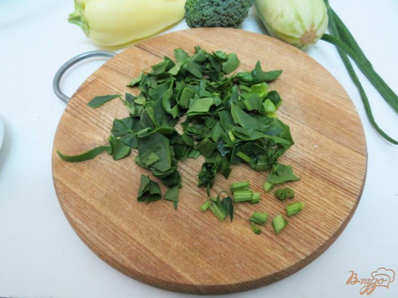 Фото приготовление рецепта: Фриттата зелёная шаг №2