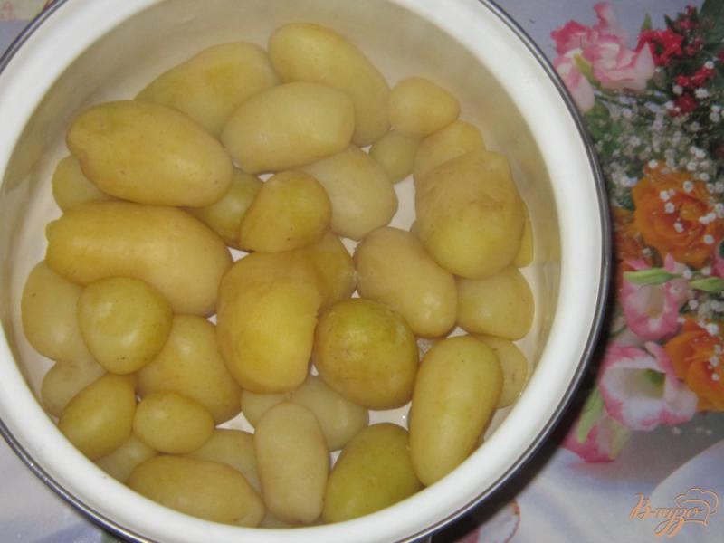 Фото приготовление рецепта: Молодой картофель в сметанном соусе шаг №7