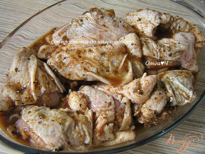 Фото приготовление рецепта: Курица в пряном яблочном маринаде шаг №3