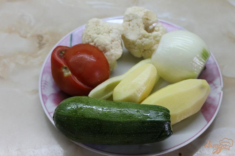 Фото приготовление рецепта: Овощное рагу с овощами по сезону шаг №1
