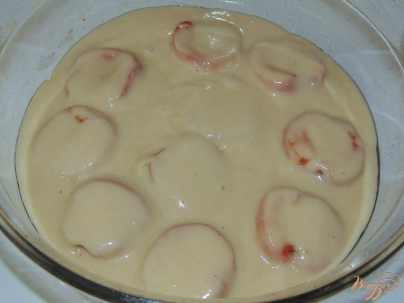 Фото приготовление рецепта: Пирог со свежими абрикосами шаг №5