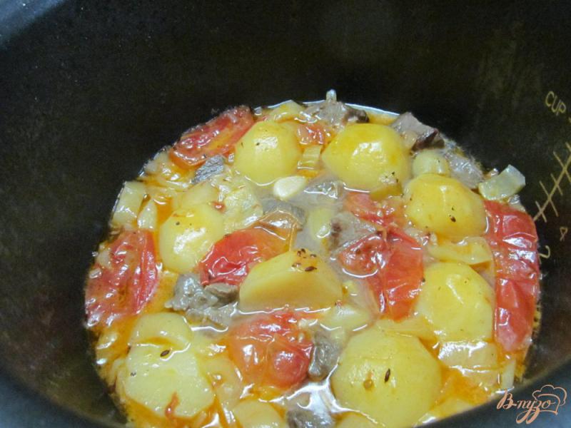 Фото приготовление рецепта: Дымляма с бараниной и картошкой шаг №9