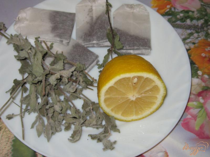 Фото приготовление рецепта: Холодный чай с мятой и лимоном шаг №1