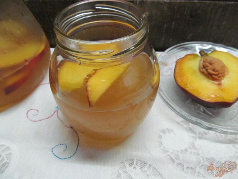 Фото приготовление рецепта: Техасский персиковый чай шаг №7
