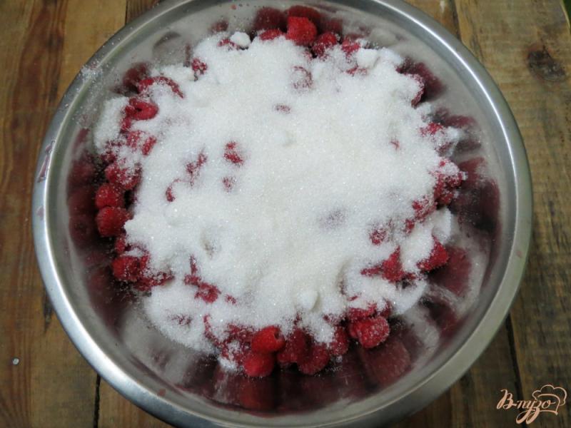 Фото приготовление рецепта: Заготовка малины на зиму шаг №3