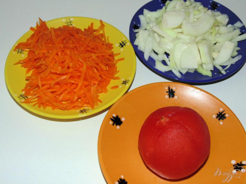 Фото приготовление рецепта: Паста из твердых сортов с фасолью и овощами шаг №2