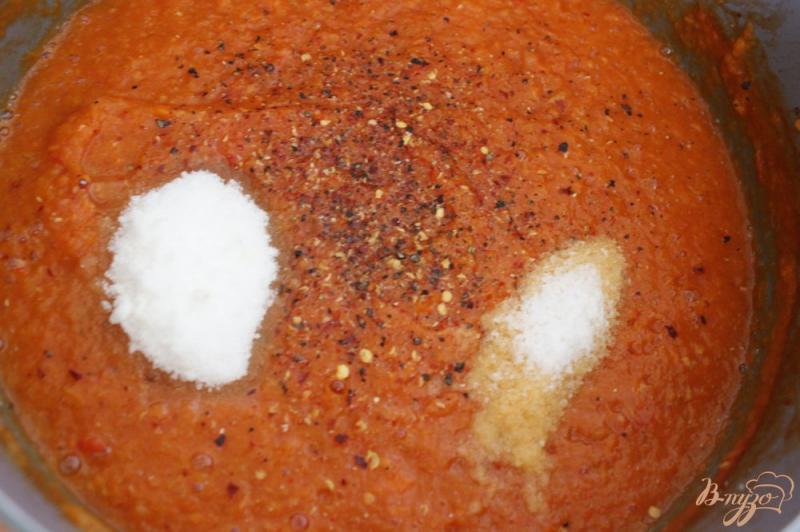 Фото приготовление рецепта: Абрикосовый соус на зиму шаг №9