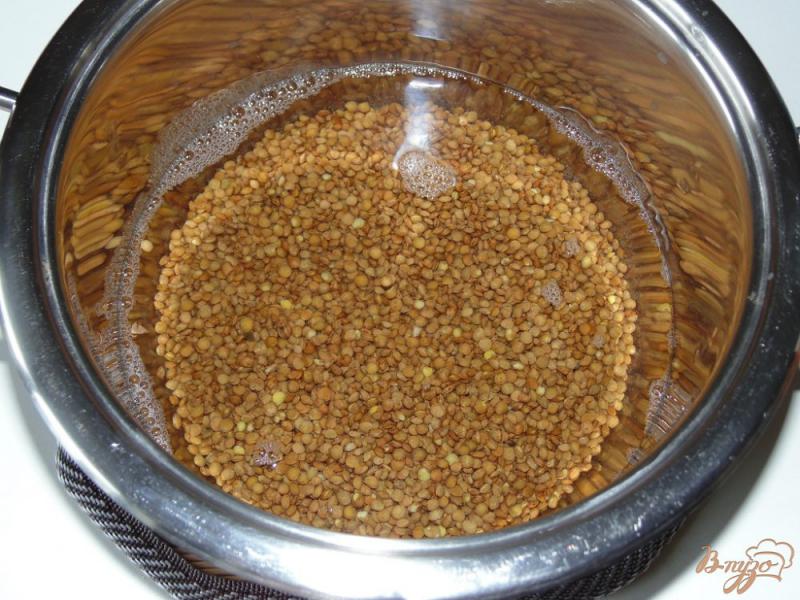 Фото приготовление рецепта: Паштет из коричневой чечевицы с грецкими орехами шаг №2