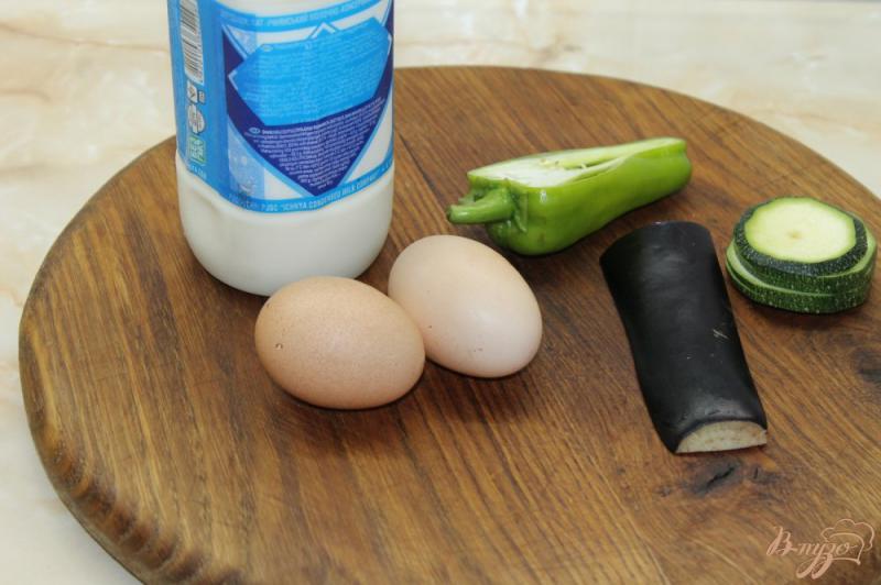 Фото приготовление рецепта: Омлет фаршированный овощной сальсой шаг №1