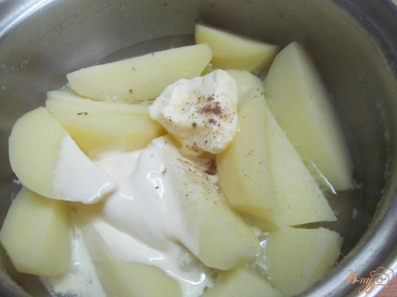 Фото приготовление рецепта: Картофельное пюре  с кабачком шаг №4