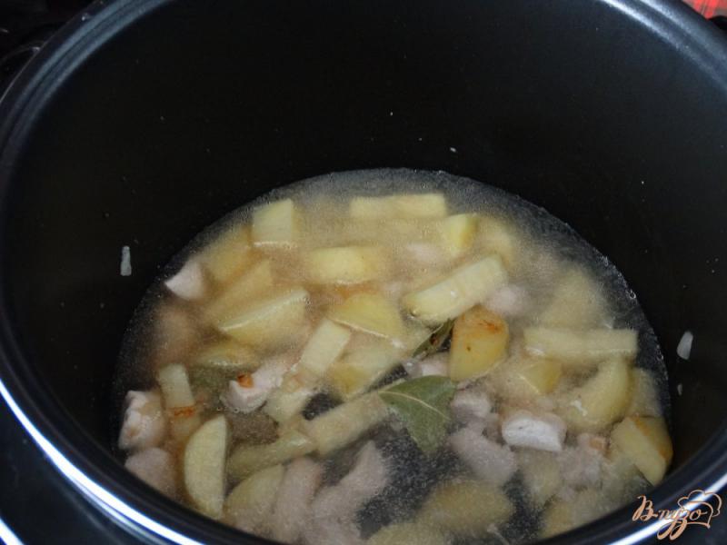 Фото приготовление рецепта: Рагу из цветной капусты с куриной грудкой шаг №4