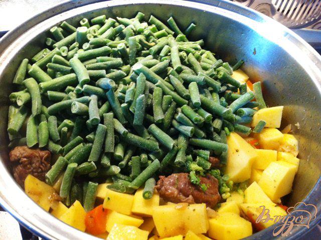 Фото приготовление рецепта: Овощное рагу с телятиной шаг №6
