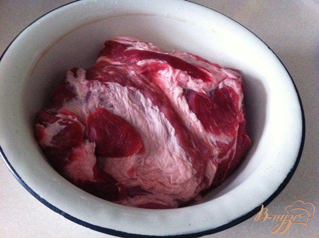 Фото приготовление рецепта: Свинина запеченная в рукаве шаг №1