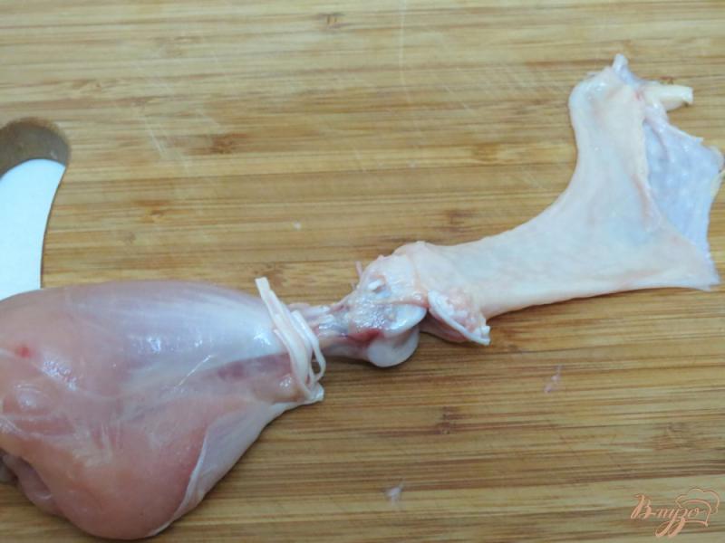 Фото приготовление рецепта: Куриные ножки фаршированные шаг №3