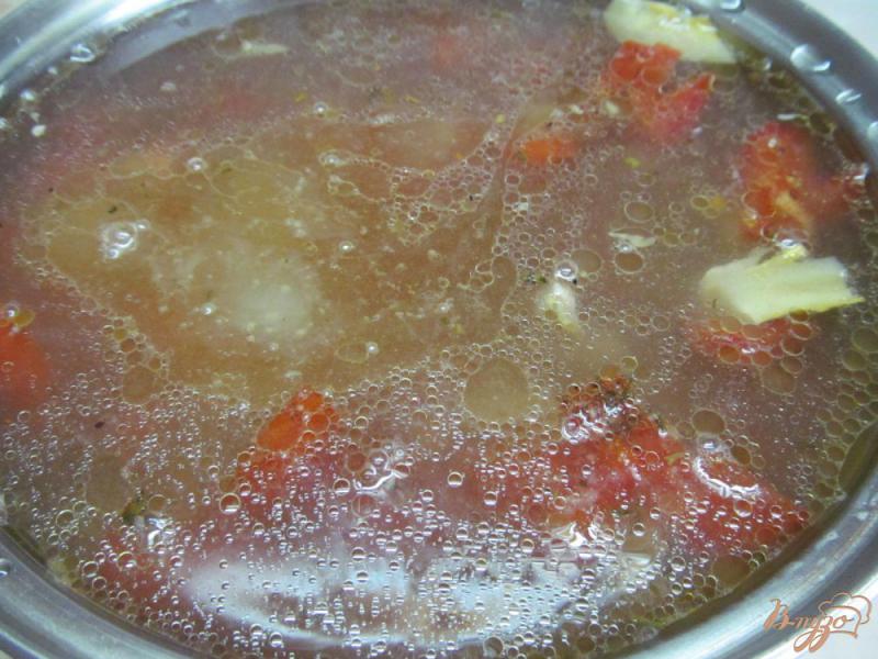 Фото приготовление рецепта: Слоенный овощной суп шаг №8