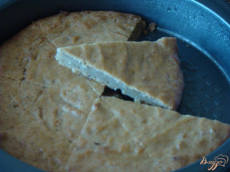 Фото приготовление рецепта: Пирог с фруктами из компота шаг №6