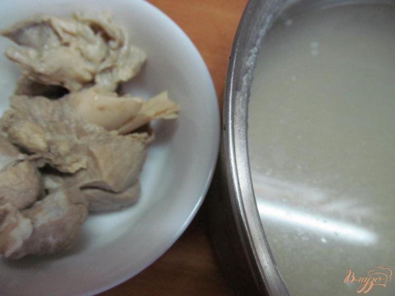 Фото приготовление рецепта: Картофельный суп на бульоне из баранины шаг №1