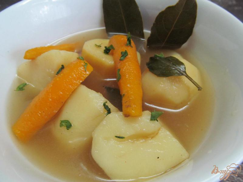 Фото приготовление рецепта: Картофельный суп на бульоне из баранины шаг №5