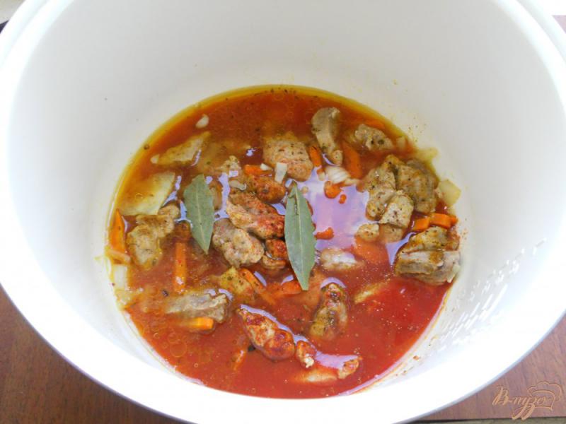 Фото приготовление рецепта: Свинина в томатно-медовом соусе в мультиварке шаг №3