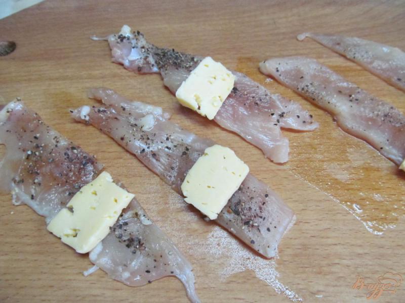 Фото приготовление рецепта: Закуска из баклажана с куриными рулетами шаг №1