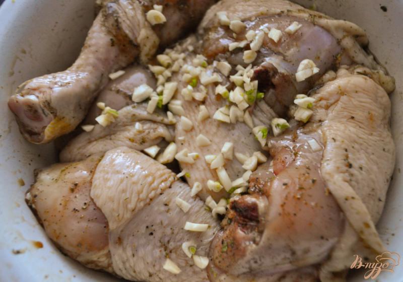 Фото приготовление рецепта: Курица в соево-чесночном соусе шаг №2