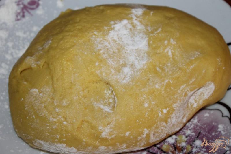 Фото приготовление рецепта: Тертый пирог с вишневым джемом шаг №8