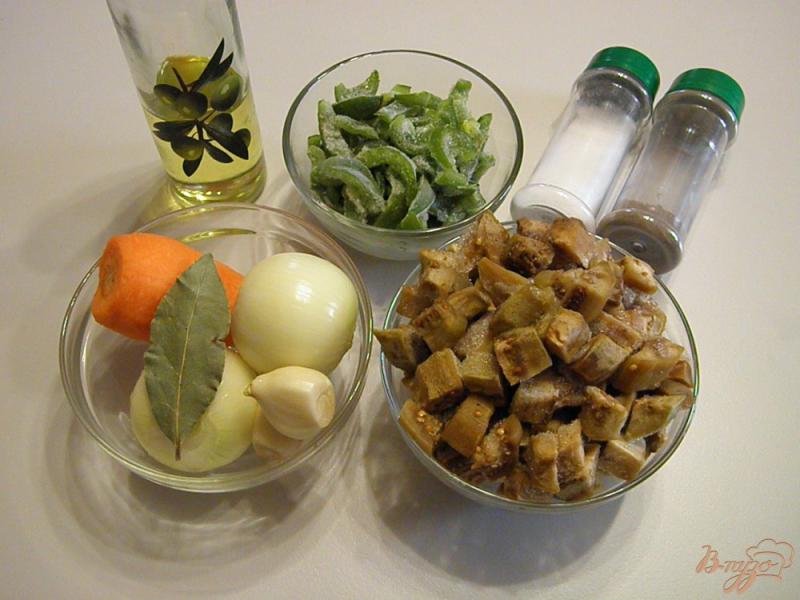 Фото приготовление рецепта: Икра из замороженных баклажанов шаг №1