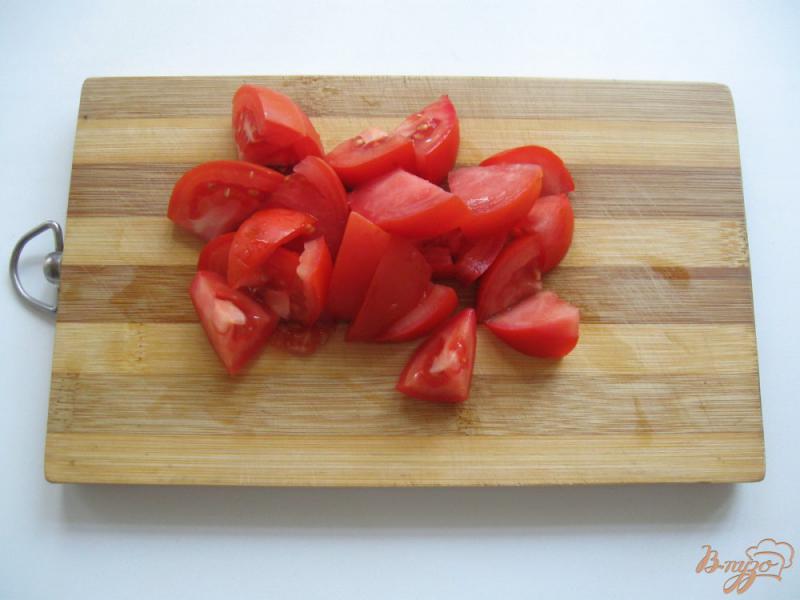 Фото приготовление рецепта: Салат из помидор с баклажанами шаг №9