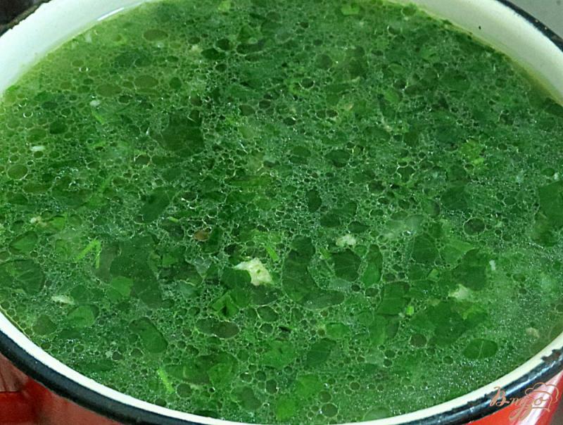 Фото приготовление рецепта: Суп зелёный со шпинатом шаг №7