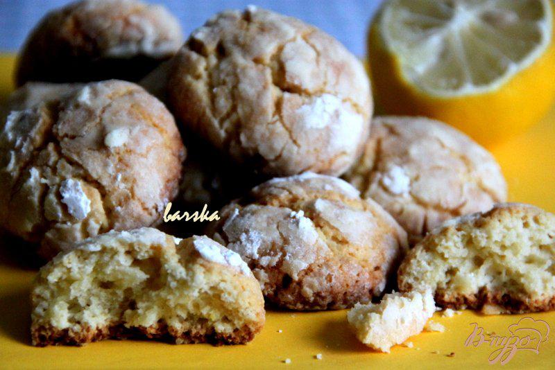 Фото приготовление рецепта: Итальянское лимонное печенье шаг №9