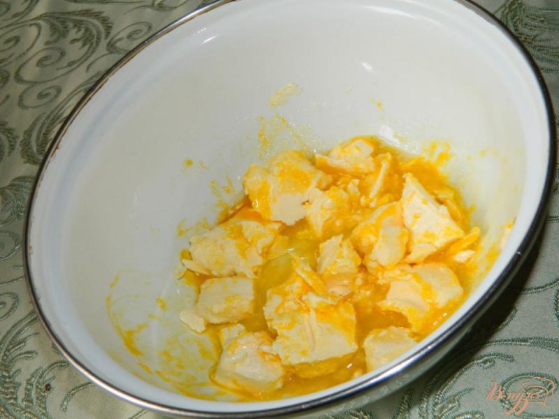 Фото приготовление рецепта: Пирог с грушами на основе заварного крема и творожного сыра шаг №1