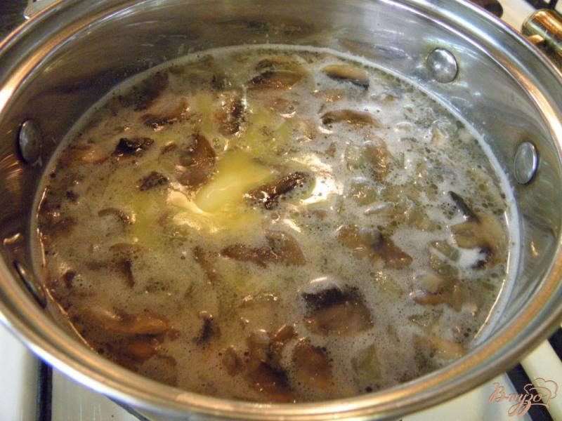 Фото приготовление рецепта: Суп-пюре грибной шаг №5