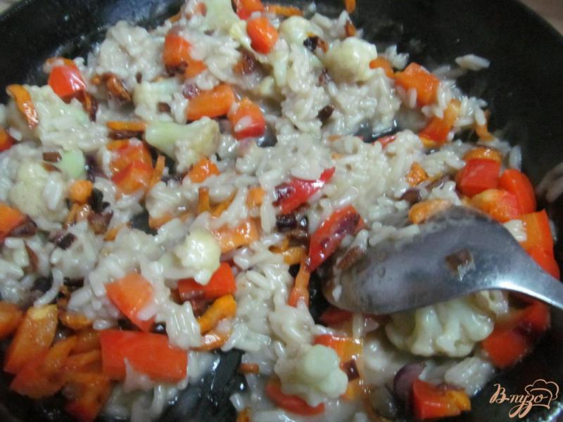 Фото приготовление рецепта: Рис с цветной капустой шаг №6