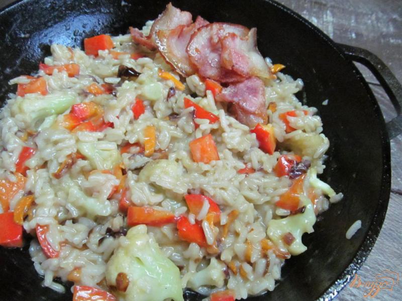 Фото приготовление рецепта: Рис с цветной капустой шаг №7