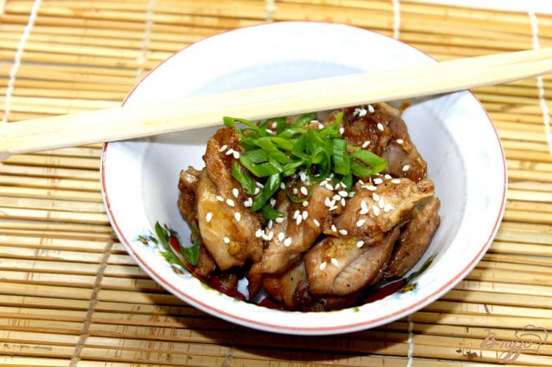 Фото приготовление рецепта: Курица в японском стиле шаг №6