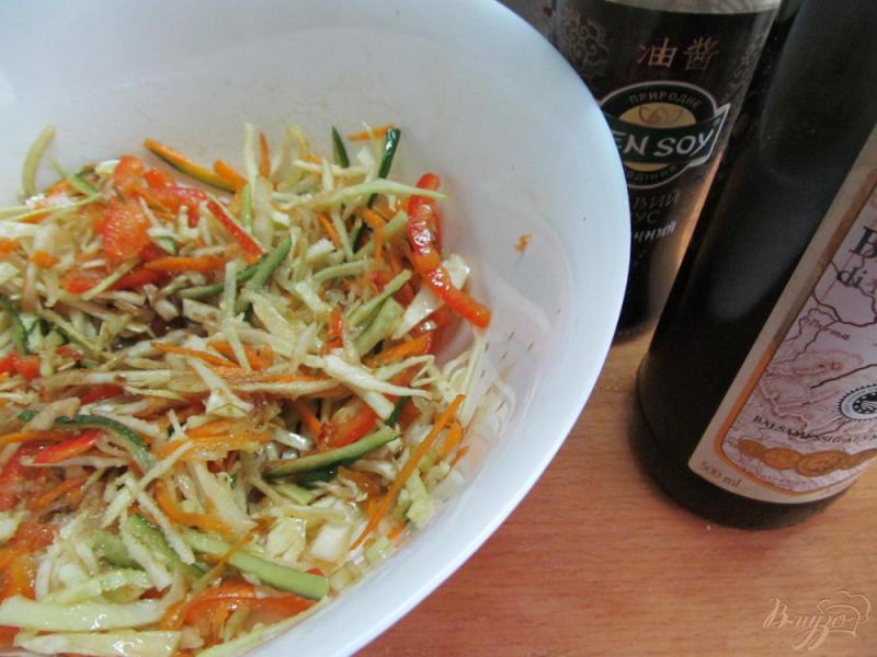Фото приготовление рецепта: Салат «капуста по корейски» шаг №6