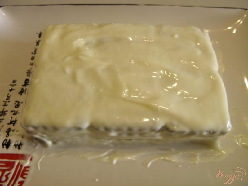 Фото приготовление рецепта: Тортик из печенья шаг №4