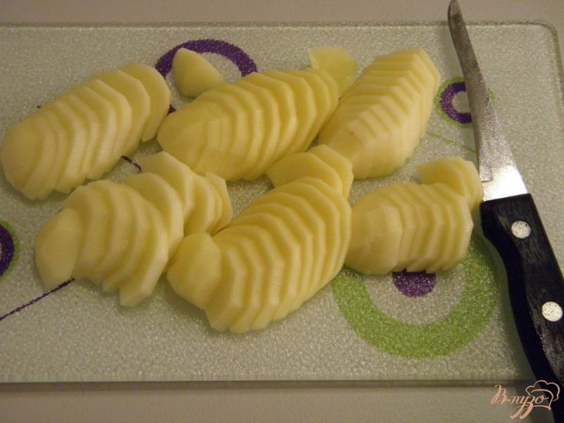 Фото приготовление рецепта: Картофель с шампиньонами шаг №2