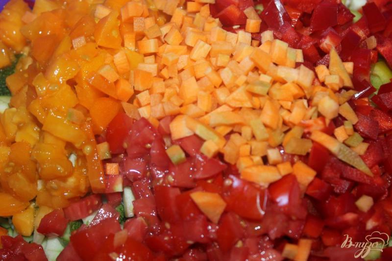 Фото приготовление рецепта: Заготовка из овощей для супов, овощного плова и омлета шаг №6