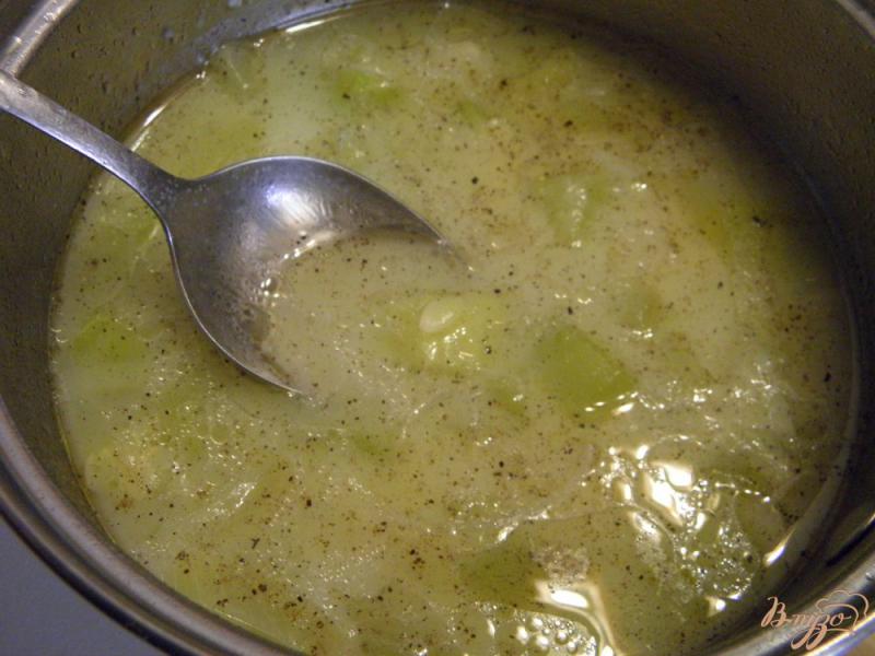 Фото приготовление рецепта: Нежный кабачковый суп-пюре шаг №9