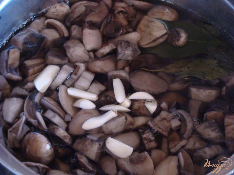 Фото приготовление рецепта: Маринованные грибы шаг №4