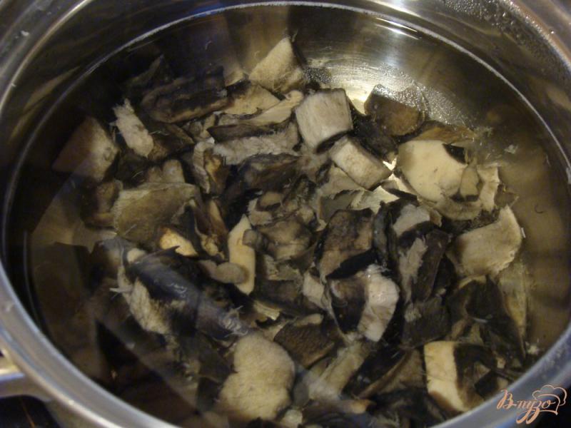 Фото приготовление рецепта: Перловый суп с грибами шаг №2