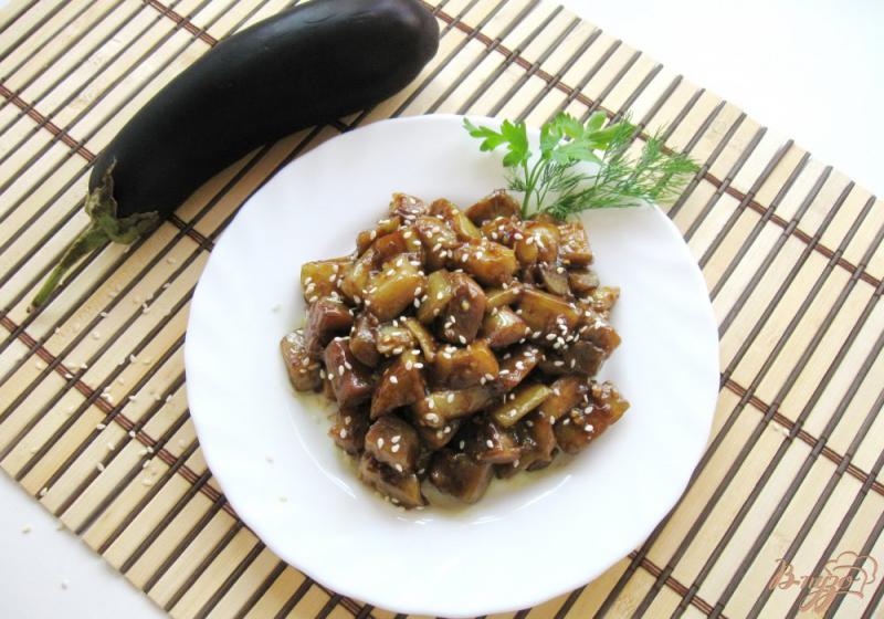 Фото приготовление рецепта: Баклажаны по-китайски шаг №8