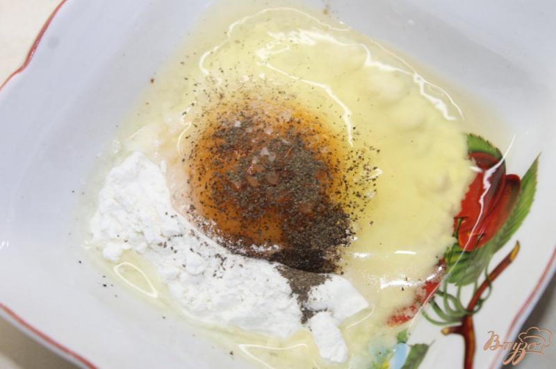 Фото приготовление рецепта: Быстрая закуска из баклажан с начинкой шаг №2