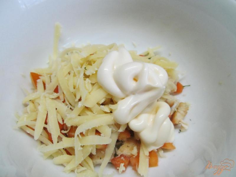 Фото приготовление рецепта: Салат на баклажане шаг №5