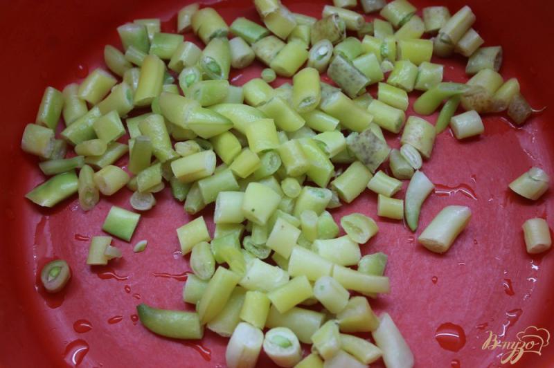 Фото приготовление рецепта: Овощной микс из спаржевой фасоли, брокколи, цветной капусты и кукурузы в заготовку шаг №1