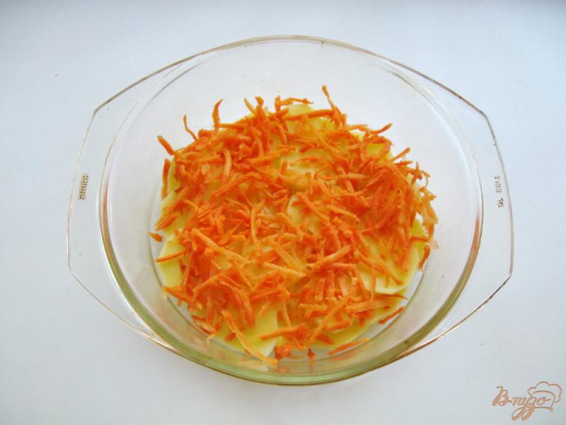 Фото приготовление рецепта: Картофельно - овощная запеканка шаг №5