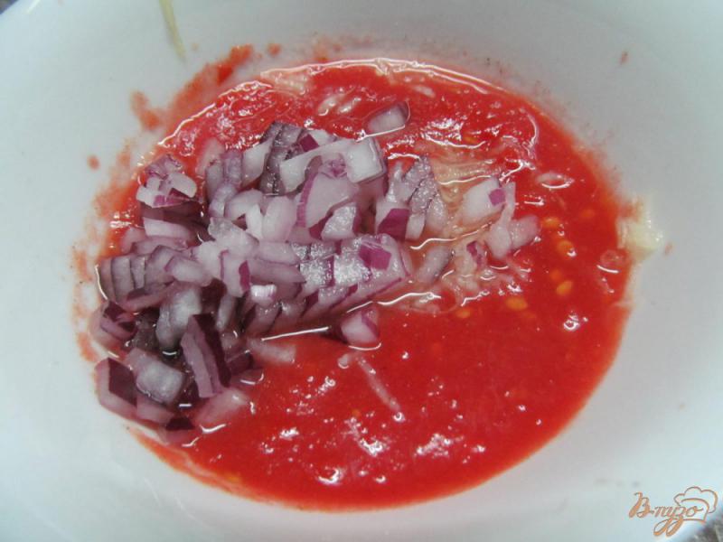 Фото приготовление рецепта: Одесский салат из баклажана с перцем шаг №4